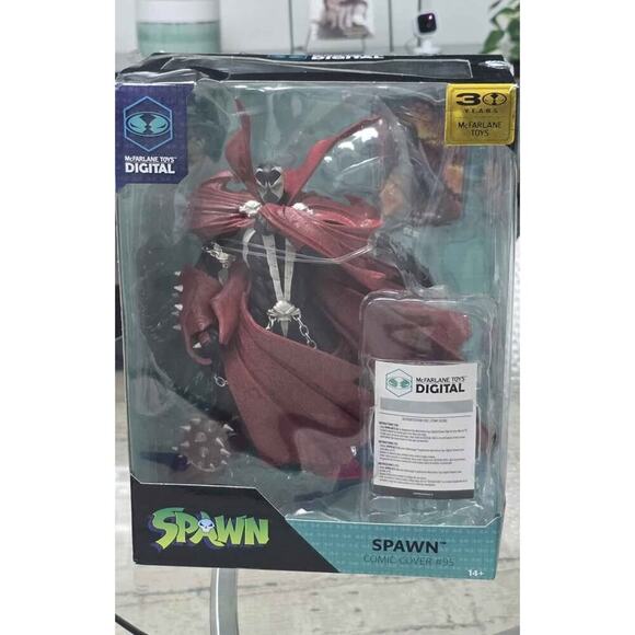 The new McFarlane Toys 30th Anniversary Spawn 1:7 Scale Posed Figure w/Digital . - Picture 1 of 5